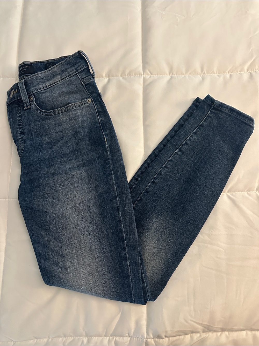 Lucky Brand Women's Dark Blue Skinny Jeans - Picture 1 of 4